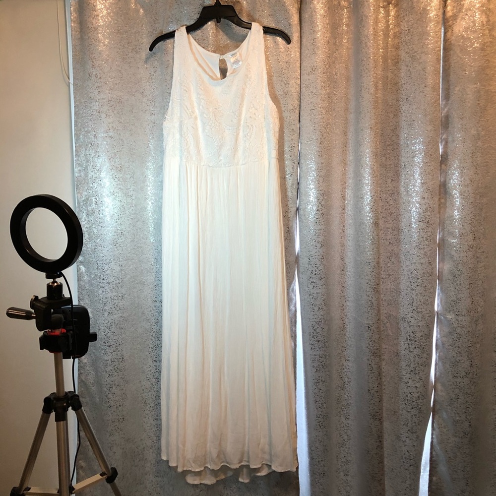 Lace Top Maxi Dress